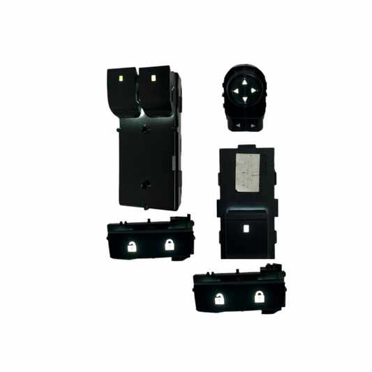 2007-2013 Silverado Sierra Window Switch Kit LED