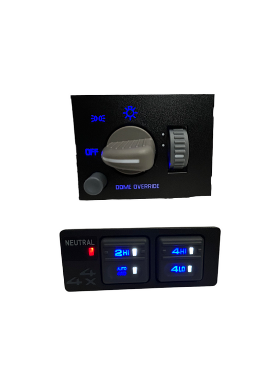 1995-1998 Chevy GMC 1500 2500 3500 Tahoe Yukon LED Dashboard Switch Kit