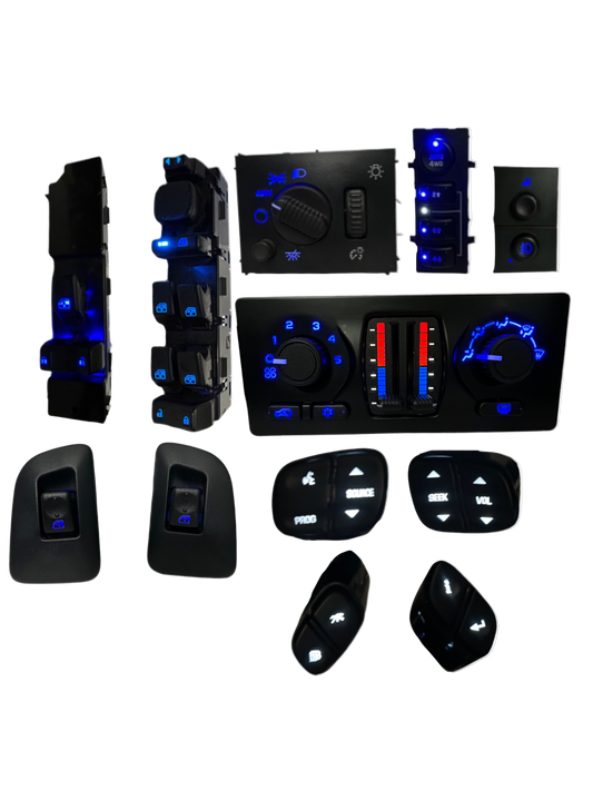 2003-2007 Silverado Sierra Crew Cab Complete LED Interior Kit
