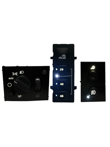 2003-2007 Silverado Sierra LED Dashboard Switch Kit