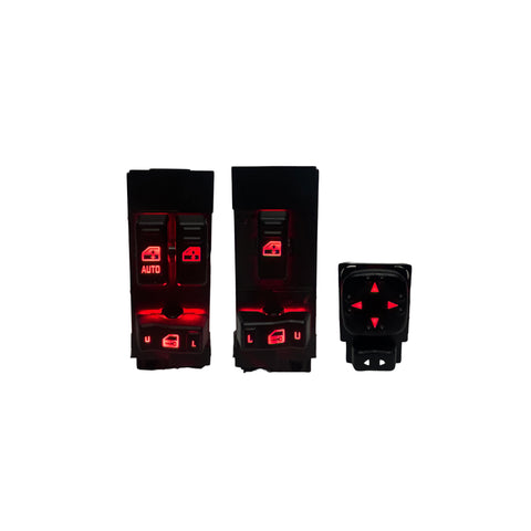 1999-2002 Silverado Sierra LED Window Switch Kit
