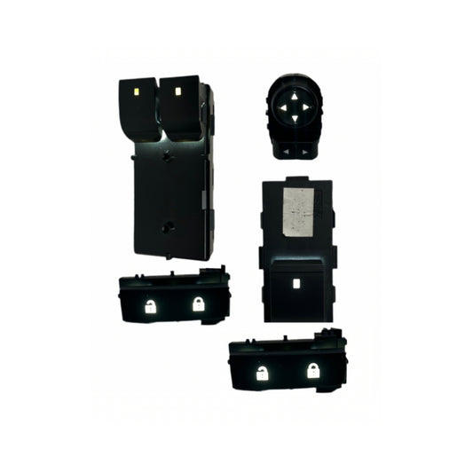 2007-2013 Silverado Sierra Window Switch Kit LED