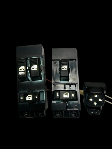 1999-2002 Silverado Sierra LED Window Switch Kit