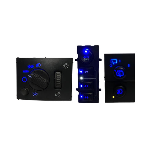 2003-2006 Tahoe Yukon Suburban LED Dashboard Switch Kit