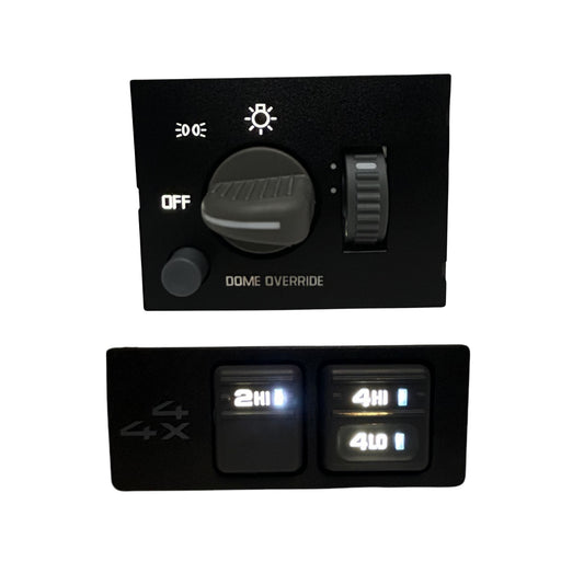1996-2000 Chevy GMC Cadillac LED Dashboard Switch Kit