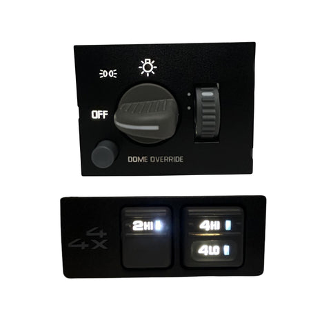 1996-2000 Chevy GMC Cadillac LED Dashboard Switch Kit
