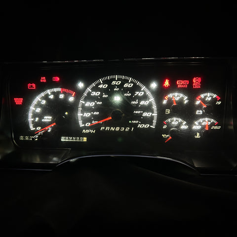 1995 - 1998 OBS Silverado Sierra Suburban Yukon Gauge Cluster Repair and Customization