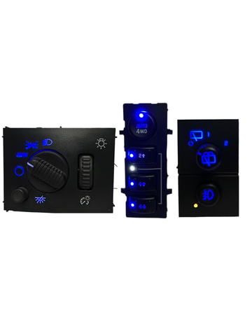 2003-2007 Tahoe Yukon Suburban LED Dashboard Switch Kit