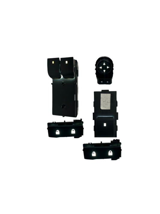 2007-2013 Silverado Sierra Window Switch Kit LED