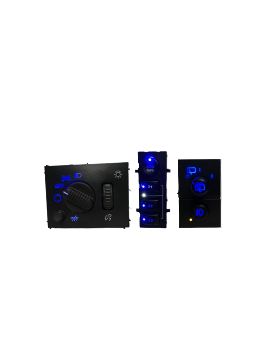 2003-2007 Tahoe Yukon Suburban LED Dashboard Switch Kit